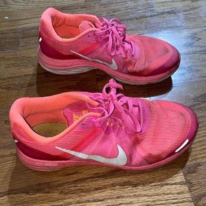 Pink Nike shoes